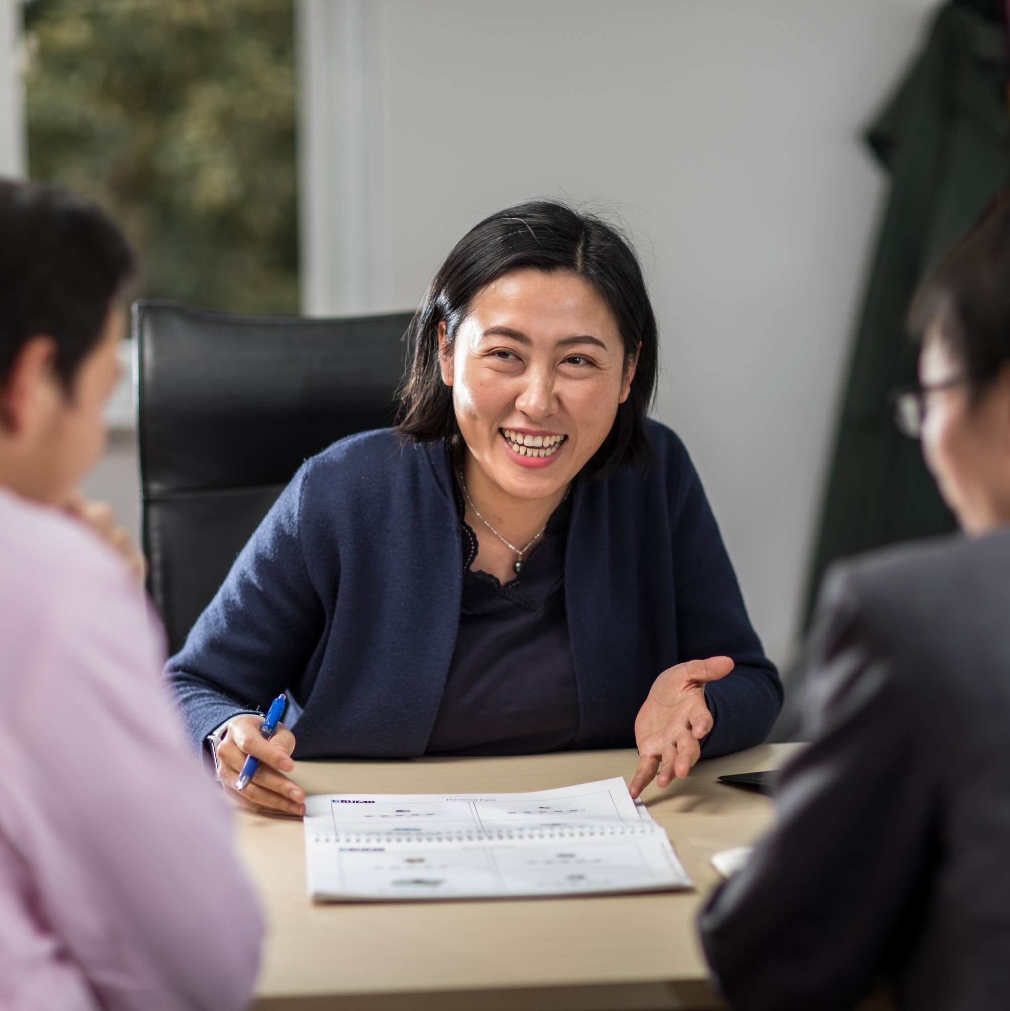 A picture of our female MD in Shanghai